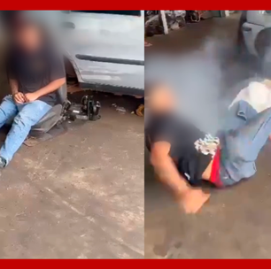 Jovem é arremessado após acionar airbag de carro de propósito em Goiás