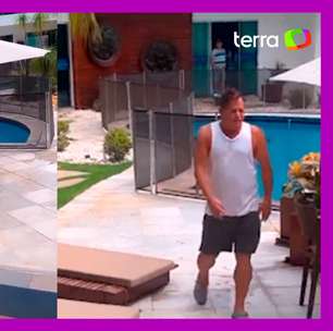 Vídeo mostra cantor Leonardo dando chute em direção a pônei de neta