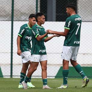 Palmeiras goleia o Guarani e se classifica para a semifinal do Paulista sub-17