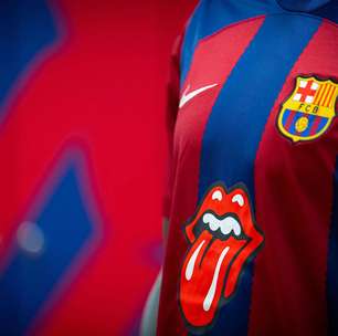 Barcelona vestirá camisa com logo dos Rolling Stones em clássico contra o Real Madrid; entenda