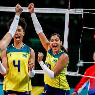Santiago 2023: Brasil atropela Cuba na estreia do vôlei feminino