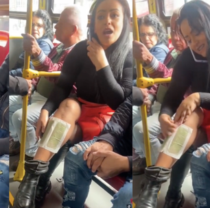 Mulher se depila em ônibus, recebe reclamações e rebate: 'Não gostou? Pega um táxi'