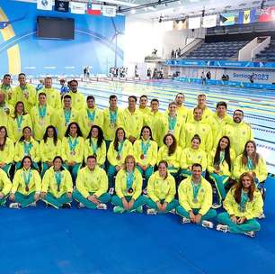 Quantas medalhas o Brasil ganhou na natação no Pan 2023?