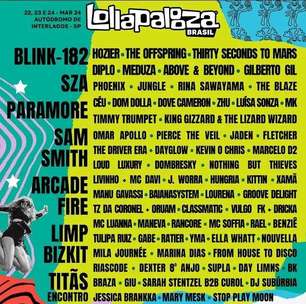 Lineup do Lollapalooza Brasil 2024 é divulgada