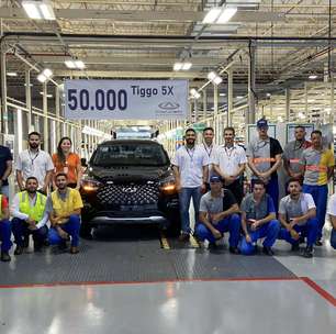 Tiggo 5x chega a 50 mil unidades produzidas pela Caoa Chery