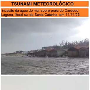 Tsunami meteorológico no Litoral Sul de Santa Catarina