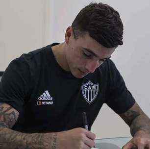 Atlético-MG anuncia renovação com o lateral direito Saravia até o fim de 2025