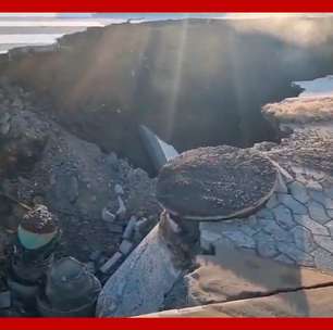 Fendas enormes surgem em cidade na Islândia ameaçada de sumir por erupção de vulcão