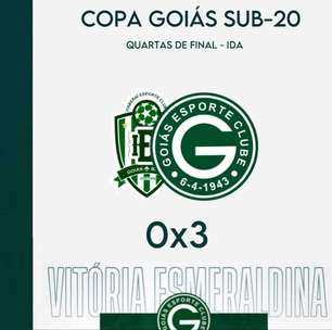 Copa Goiás Sub-20: Verdão goleia Itaberaí fora de casa e está com um pé nas semifinais; assista aos melhores momentos