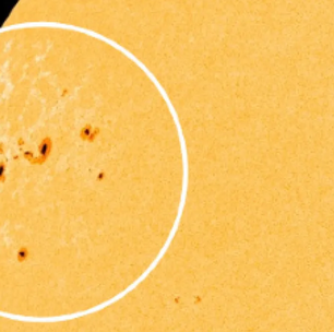 Manchas solares 15 vezes maiores que a Terra explodem