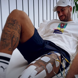 Neymar faz tratamento doloroso para se recuperar de lesão no joelho; assista