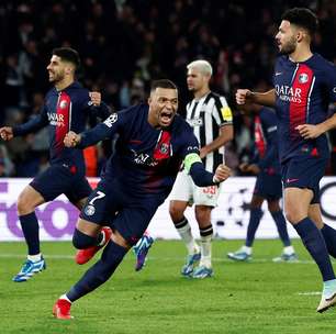 Com gol de Mbappé, PSG empata contra o Newcastle e mantém vice-liderança na Champions
