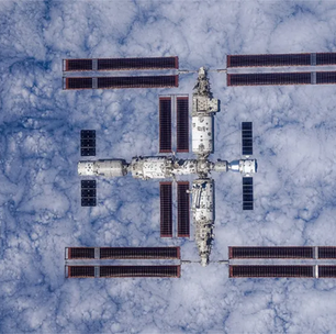 China publica fotos da estação espacial Tiangong pronta