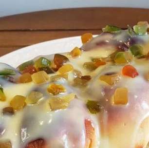 Pãozinho com frutas cristalizadas melhor que panetone