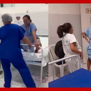 Técnica de enfermagem anima gestantes com dança antes do parto, em Juazeiro do Norte, Ceará