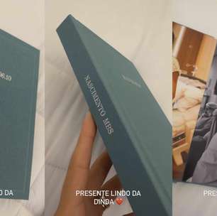 Bruna Biancardi exibe detalhes de álbum de fotos do nascimento da filha