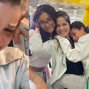 Samara Felippo chora ao se despedir da filha: 'Vivo esse luto'