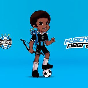 Flecha Negra: O novo símbolo do Grêmio! Descubra o talento por trás do desenho vencedor do concurso de mascotes. Você vai se surpreender!