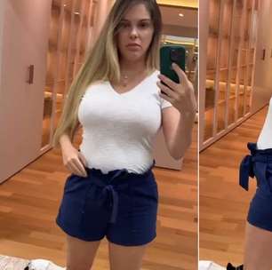 Bárbara Evans impressiona ao mostrar corpo 10 dias após dar à luz aos gêmeos