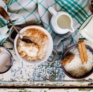 Arroz doce com anis estrelado que é tudo de bom