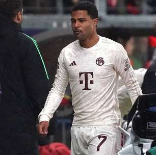 Bayern confirma lesão de Gnabry e não contará com o atacante nas próximas partidas