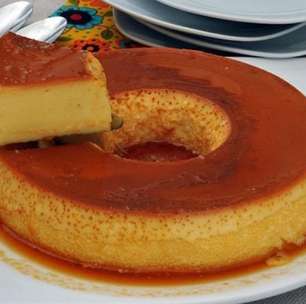 Receita de pudim de leite em pó simples e fácil de fazer