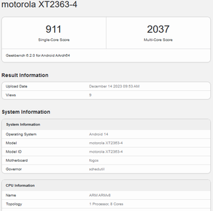 Novo celular da Motorola é visto no Geekbench com chip Snapdragon e 5G
