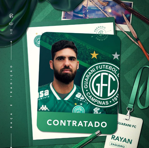 Guarani anuncia a contratação do zagueiro Rayan para a próxima temporada