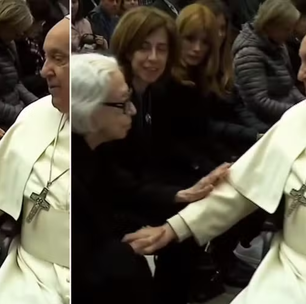 Fernanda Montenegro e Fernanda Torres se encontram com Papa Francisco no Vaticano