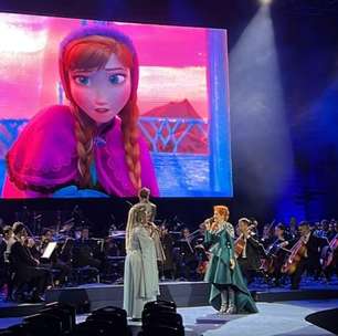 "Frozen in Concert" no Brasil! Celebrando 10 anos do filme, evento une cinema, orquestra, atores, dançarinos e muitos efeitos especiais no Parque Villa-Lobos