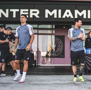 Suárez reencontra Messi e faz primeiro treino pelo Inter Miami; veja possíveis datas de estreia