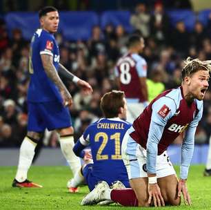 Aston Villa segura Chelsea fora de casa e força jogo de volta na FA Cup