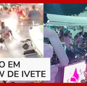 Vazamento de gás carbônico em trio de Ivete em Salvador deixa duas pessoas feridas