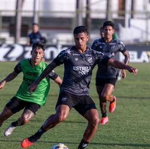 Elenco do Ceará se reapresentou de olho no próximo jogo da Copa do Nordeste