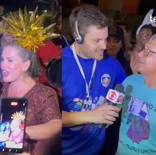 Amigos se fantasiam de repórteres no carnaval e entrevistam prefeito na Bahia