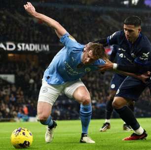 Rodri marca no fim e City arranca empate com o Chelsea