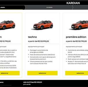 SUV Renault Kardian já tem preço revelado; veja se está mais caro ou barato que os concorrentes