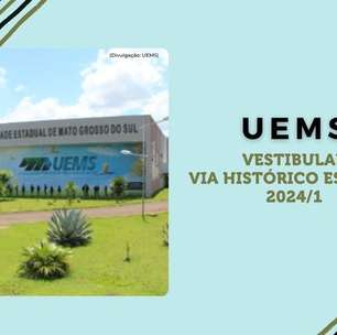 UEMS 2024: inscrição aberta para vestibular via histórico escolar