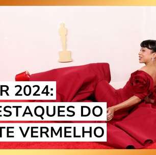 Oscar 2024: tombo de Liza Koshy e looks do tapete vermelho