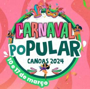 Acontece neste domingo mais uma noite do Carnaval Popular de Canoas