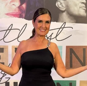 Fátima Bernardes arrasa com sua peça favorita: macacão preto