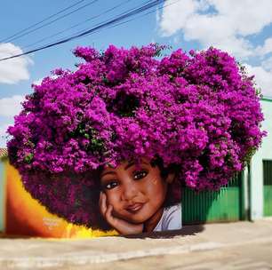 Brasileiro cria arte usando elementos da natureza e é divulgado por Viola Davis