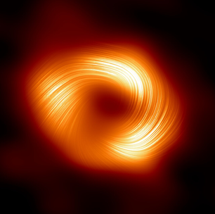 Buraco negro da Via Láctea ganha nova foto com luz polarizada