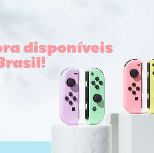 Novos Joy-Cons em tons pastéis chegam ao Brasil