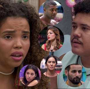 Gnomos atentos! Pitel e Lucas 'Buda' analisam alvos ao Paredão durante Festa da Líder no 'BBB 24': 'Organizar e não dar mole'