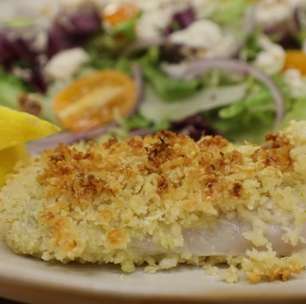 Filé de pescada com farinha Panko para 'fugir' do bacalhau