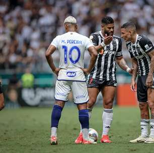 Em tempos distintos, Atlético-MG e Cruzeiro empatam em jogo de ida da final do Mineiro