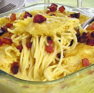 Macarrão à carbonara de forno: prático, fácil e delicioso