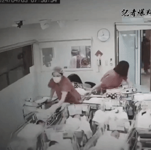 Enfermeiras seguram incubadoras para salvar recém-nascidos durante terremoto em Taiwan; veja vídeo