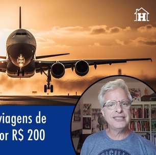 Programa oferece viagens de avião pelo Brasil por R$ 200